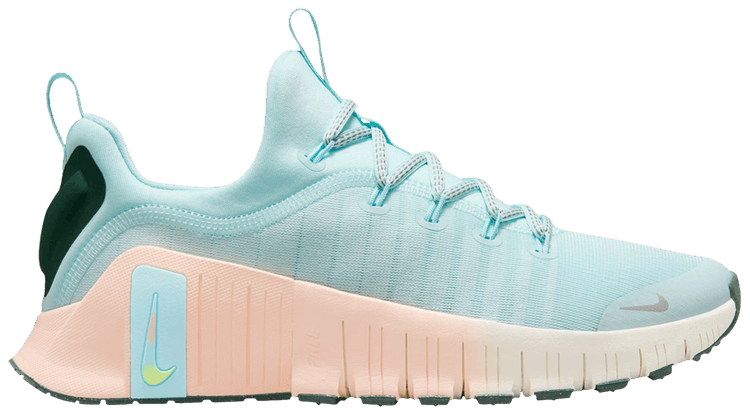 Nike Wmns Free Metcon 6 Premium Glacier Blue Washed Coral