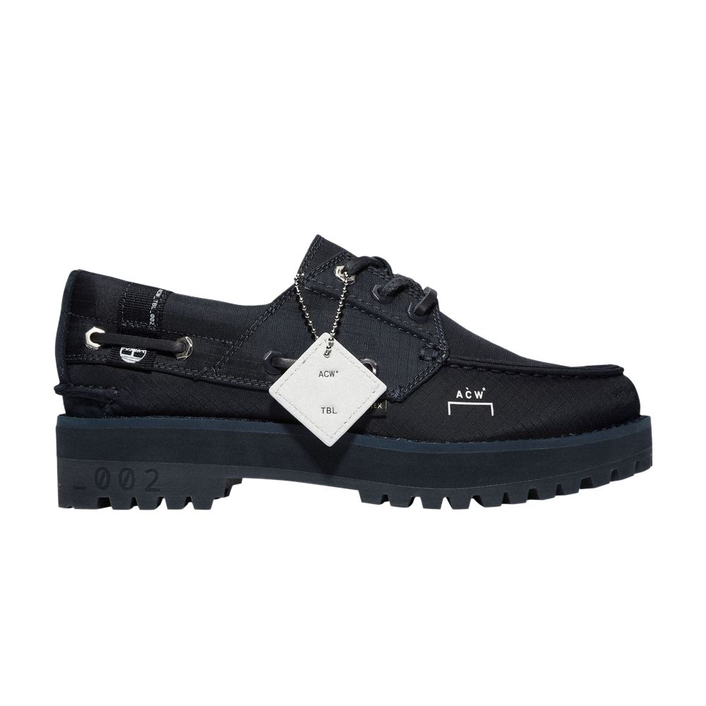 Pre-owned Timberland A-cold-wall* X Wmns 3-eye Classic Waterproof Boat 'navy' | Blue | Women's Size 9.5