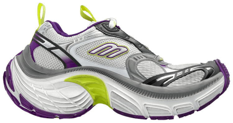 Balenciaga Wmns 6XL Sneaker Worn Out   White Purple Yellow