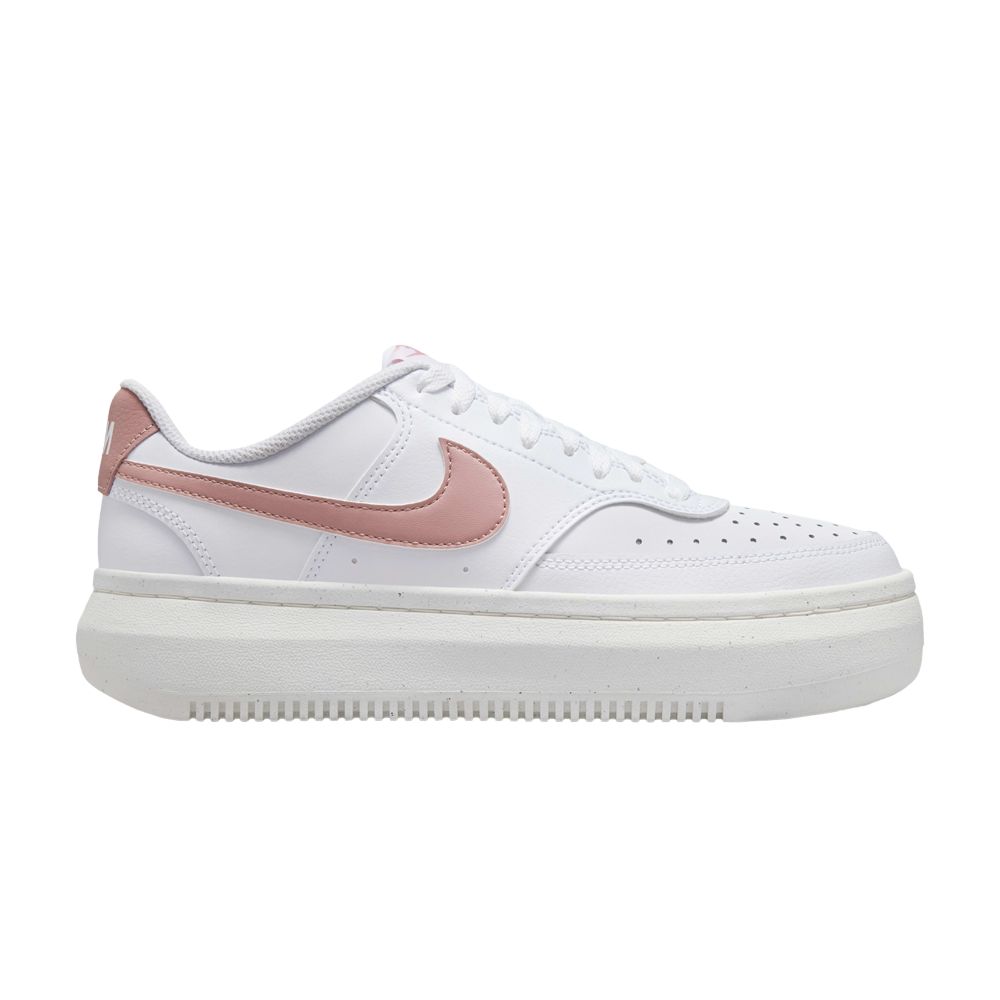Pre-owned Nike Wmns Court Vision Alta 'white Red Stardust' | Women's Size 10