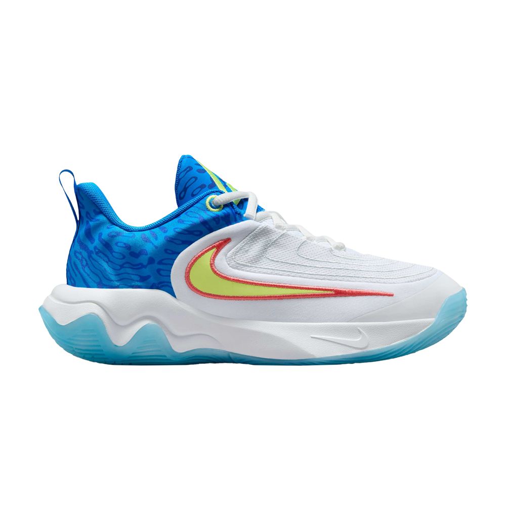 Nike Giannis Immortality 4 SE GS 'Photo Blue Light Lemon Twist' | Kid's Size 6.5 - HF1181-100