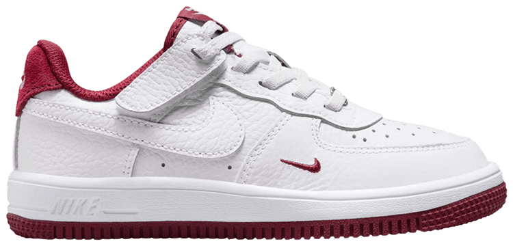 Nike Force 1 Low LV8 EasyOn PS White Team Red