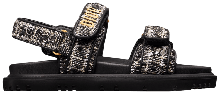 Dior｜SANDALS (KCO170CXG S21X) Buy Dior Wmns Dioract Sandal 'Cannage Tweed - Black