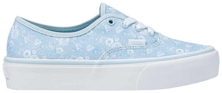 Vans Authentic Platform Tonal   Floral Blue