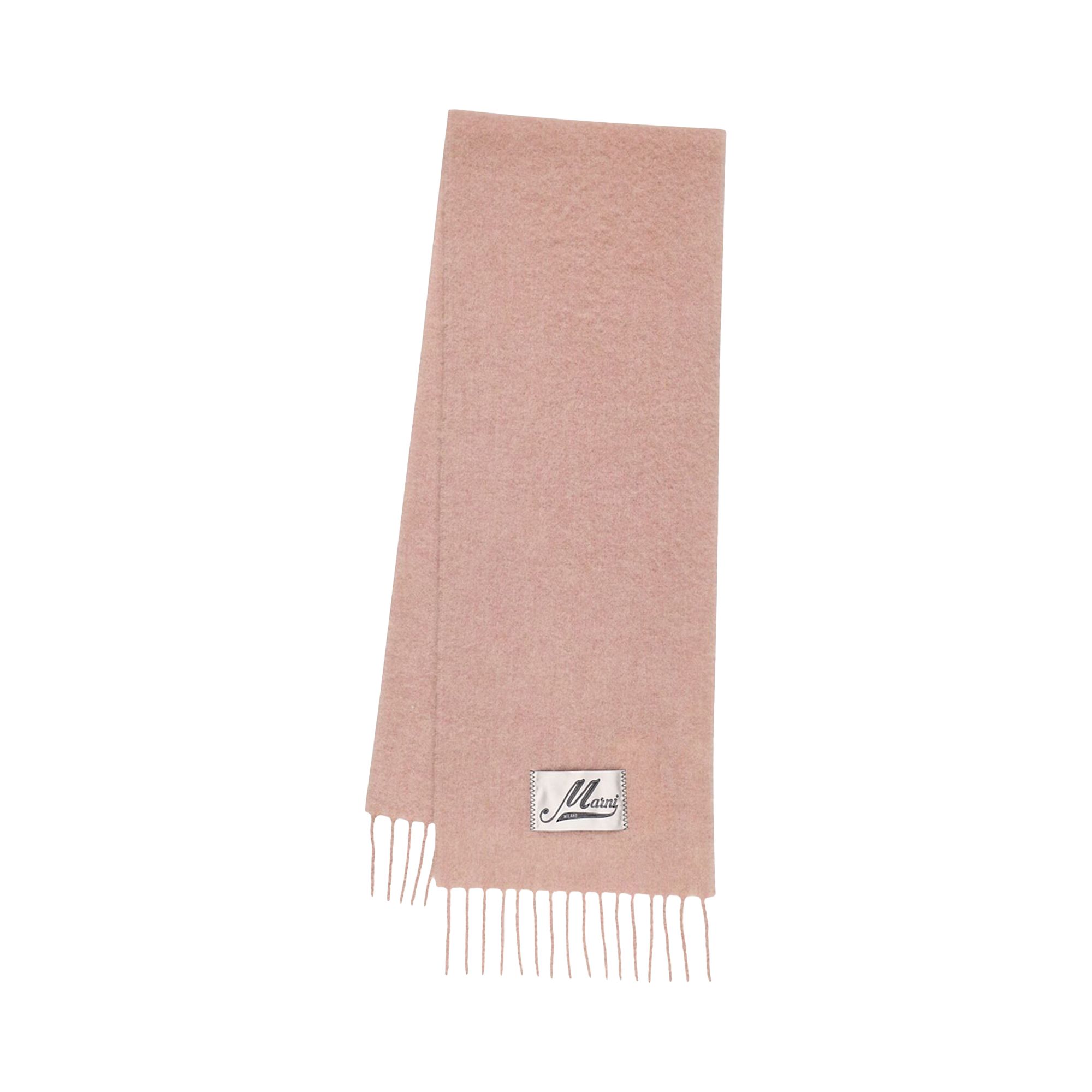 Pre-owned Marni Brushed Alpaca Scarf 'magnolia' | Pink | Men's Size Onesize