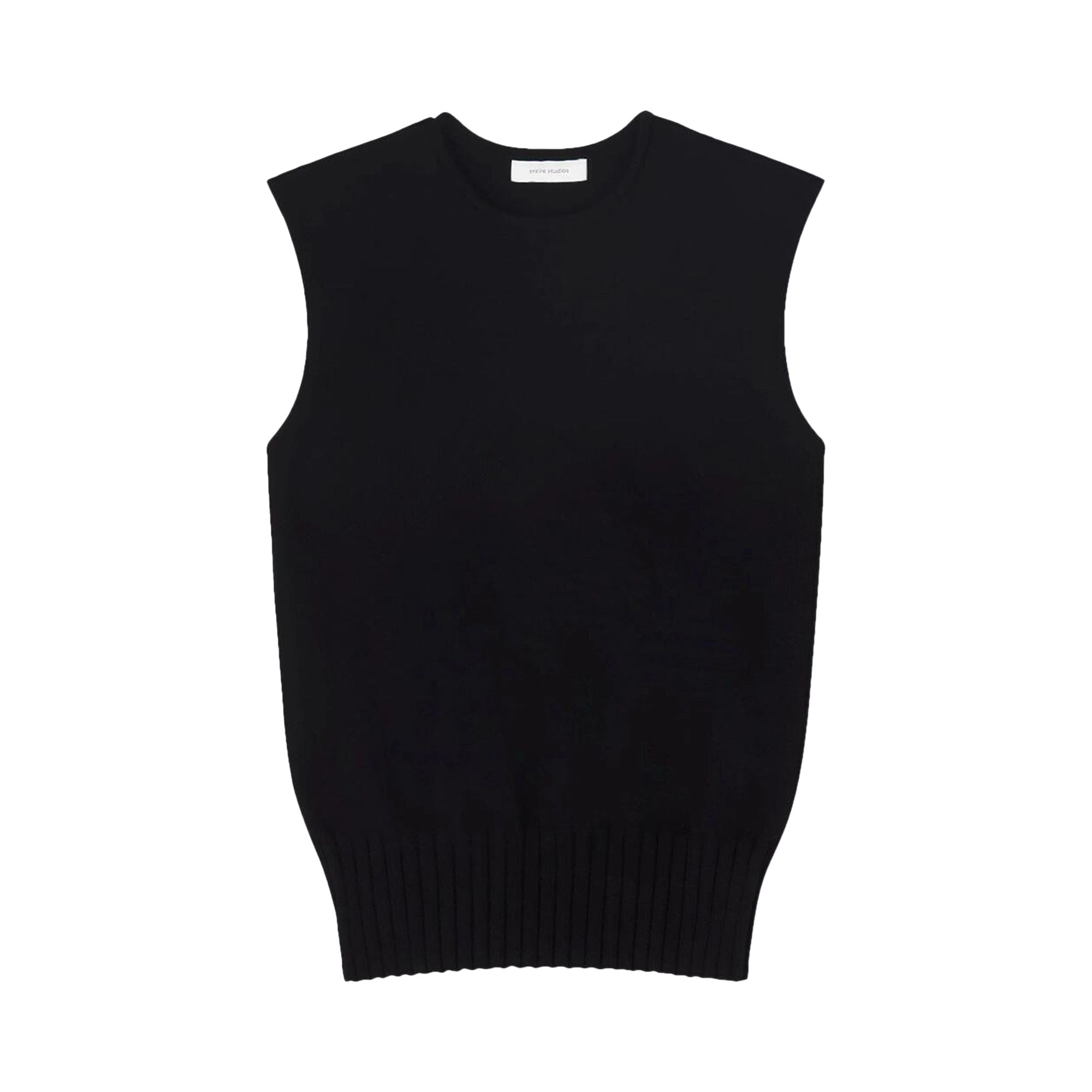 Pre-owned Entire Studios Burns Knit Vest 'black' | Men's Size Xl/2xl