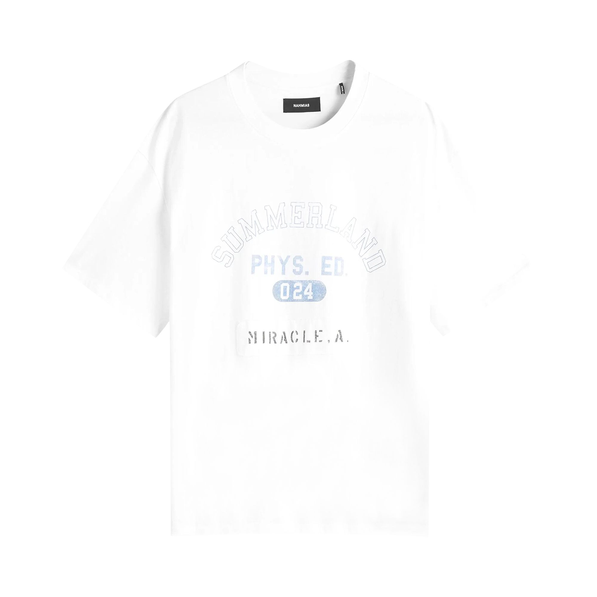 Pre-owned Nahmias Miracle A Boxy T-shirt 'cotton White' | Men's Size M