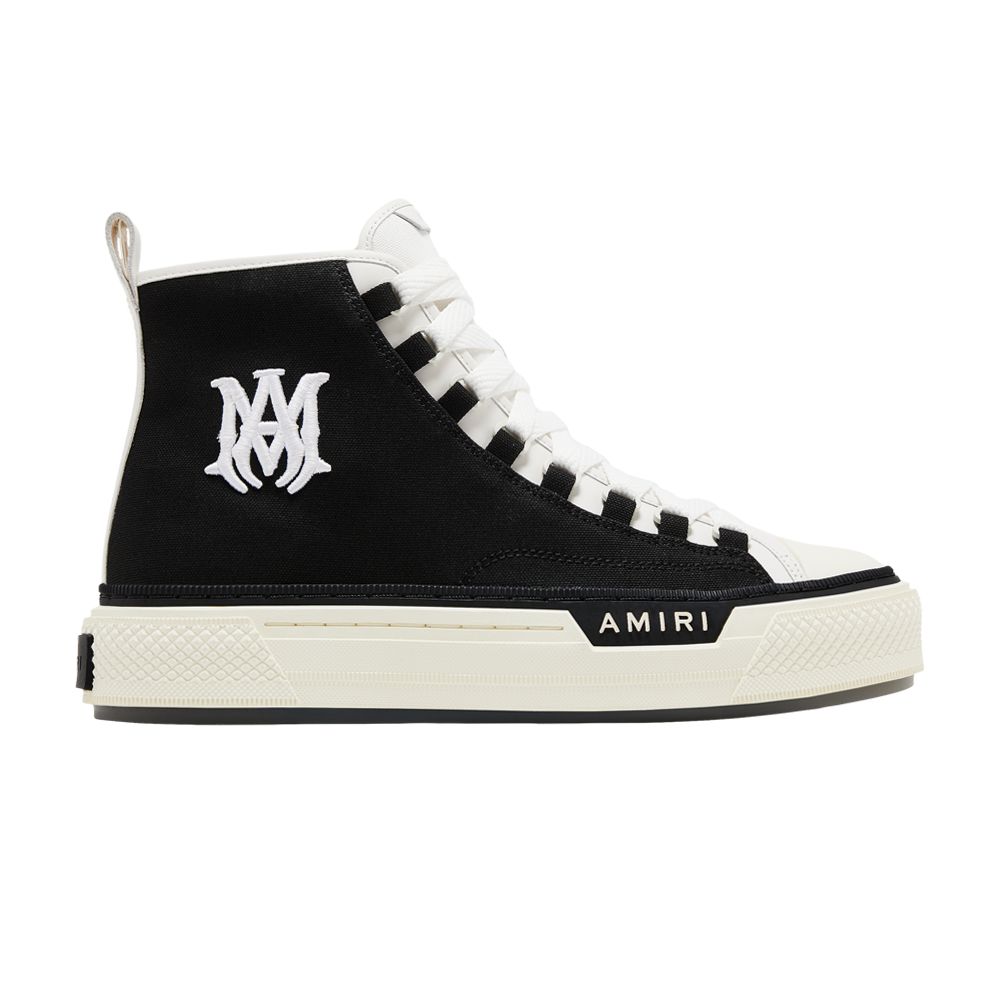 Pre-owned Amiri M.a. Logo Court High 'black White' | Men's Size 45
