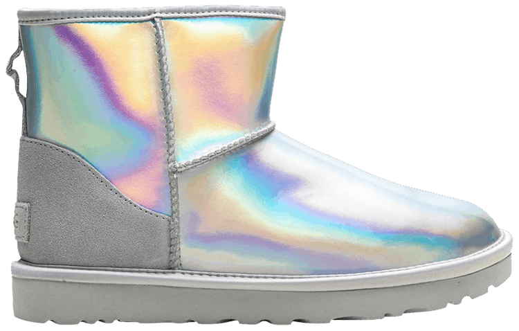 UGG Wmns Classic Mini Boot Glacier Grey Iridescent