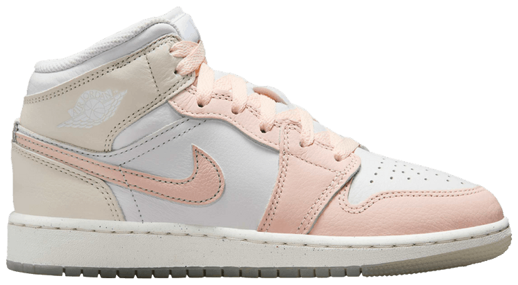 Air Jordan 1 Mid GS Sail Guava Ice
