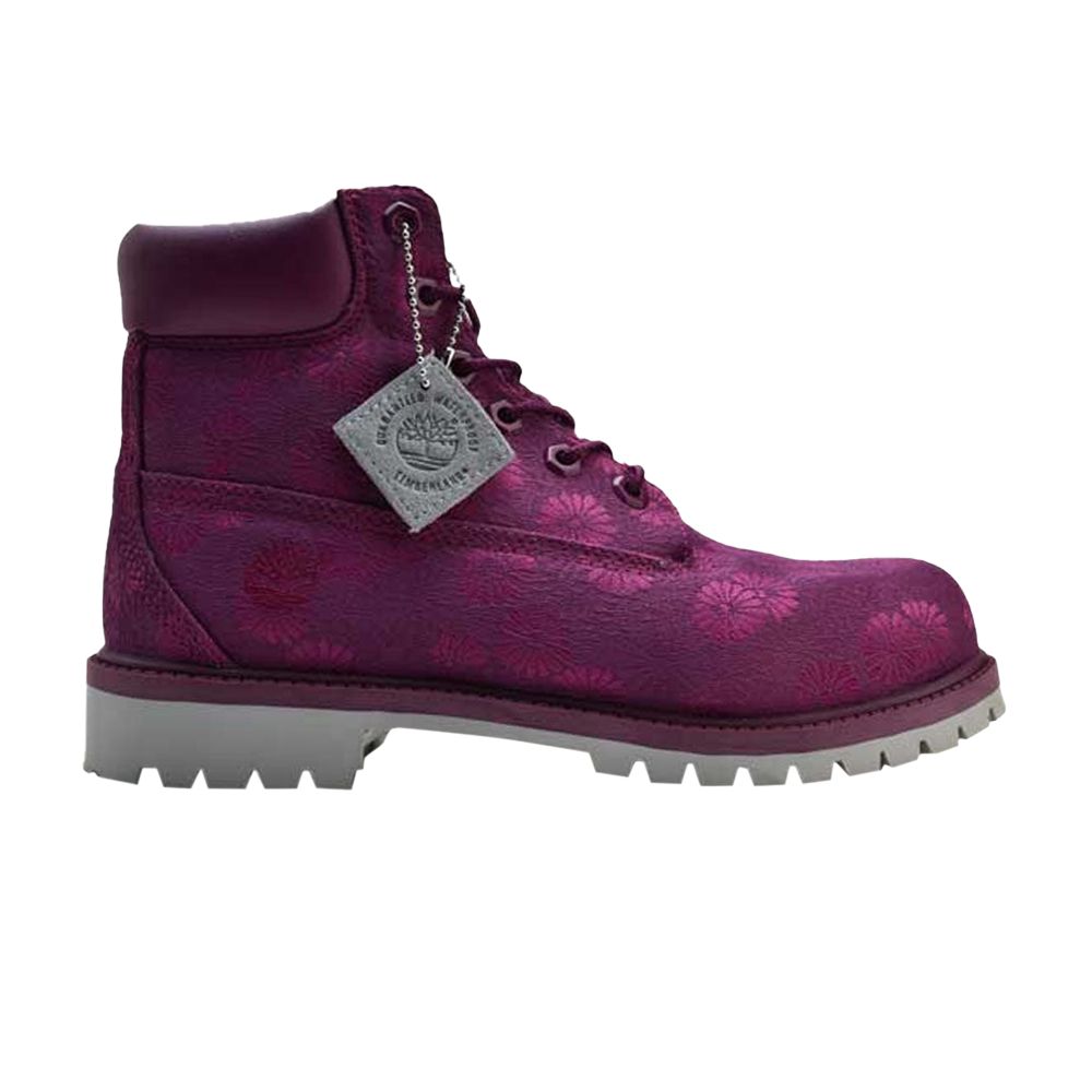 Timberland 6 Inch Premium Boot Junior 'Magenta Blue Floral' | Purple | Kid's Size 7 - TB0A174B-524