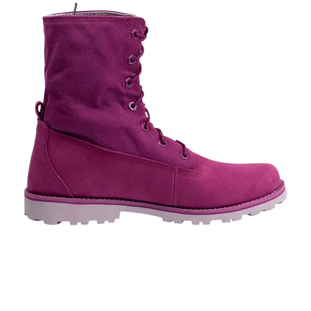 Pre-owned Timberland Authentics Fabric Fold Down Junior 'purple' | Kid's Size 7