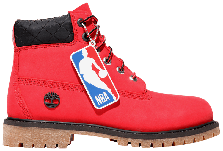 NBA x Timberland 6 Inch Premium Boot Youth Chicago Bulls