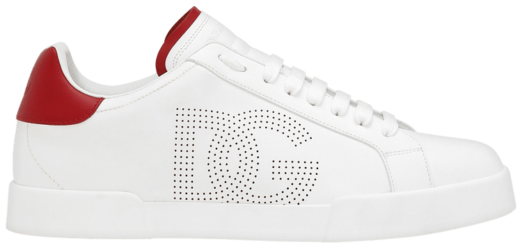 【Dolce Gabbana】DG LOGO SNEAKER◆CK2277AV066 Buy Dolce & Gabbana Portofino 'Perforated DG Logo - White