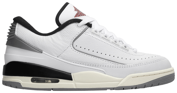 deto×2 Buy Air Jordan 2/3 'White Black Metallic Silver' - FD0383