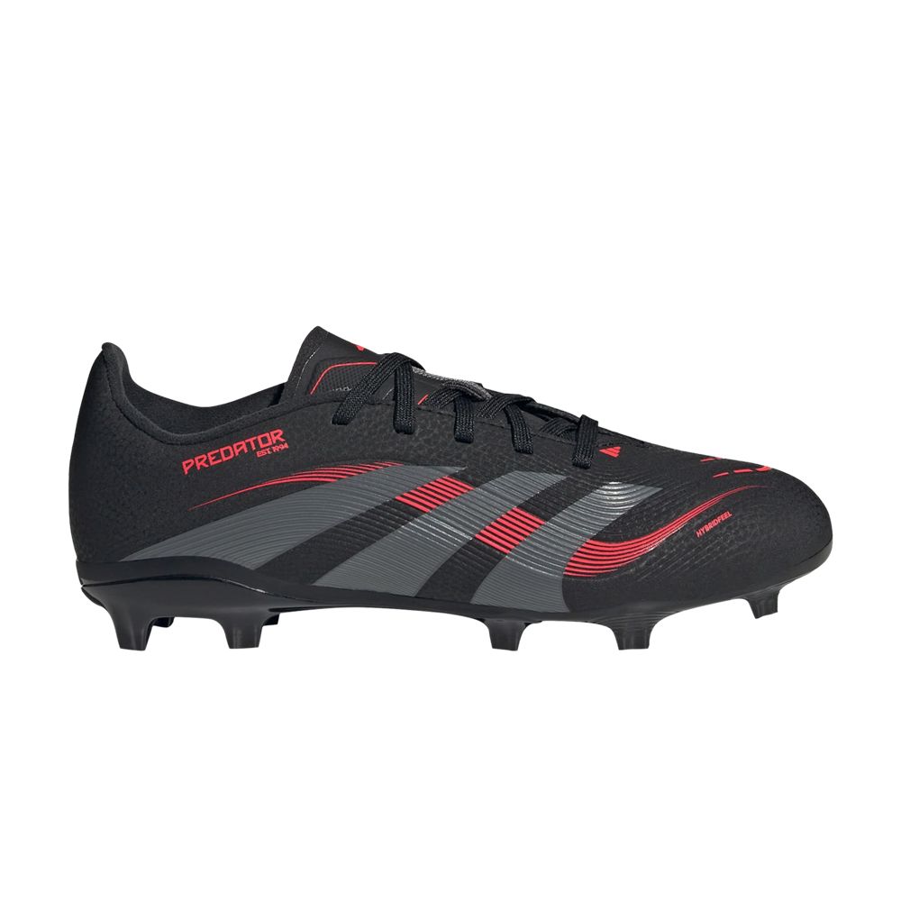 adidas Predator 24 League FG MG K 'Stealth Victory Pack' | Black | Kid's Size 13.5 - ID3749