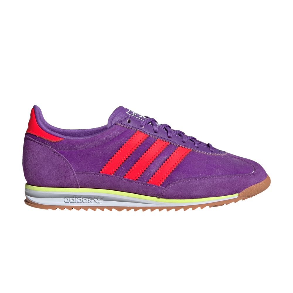 Pre-owned Adidas Originals Adidas Wmns Sl72 Og 'active Purple Solar Red Velvet' | Women's Size 4