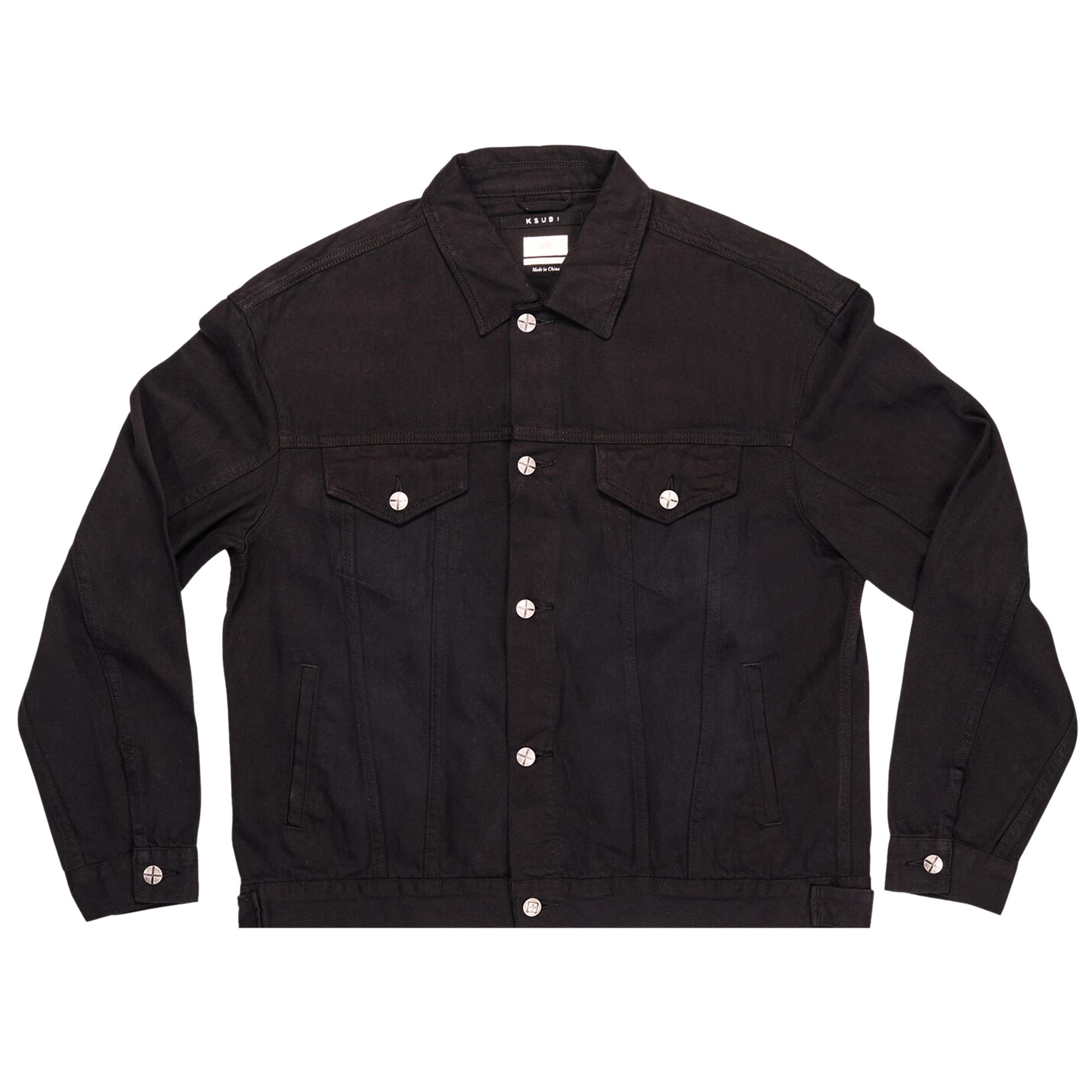 Pre-owned Ksubi Oh G Jacket 'replica Eagle' | Black | Men's Size Xs
