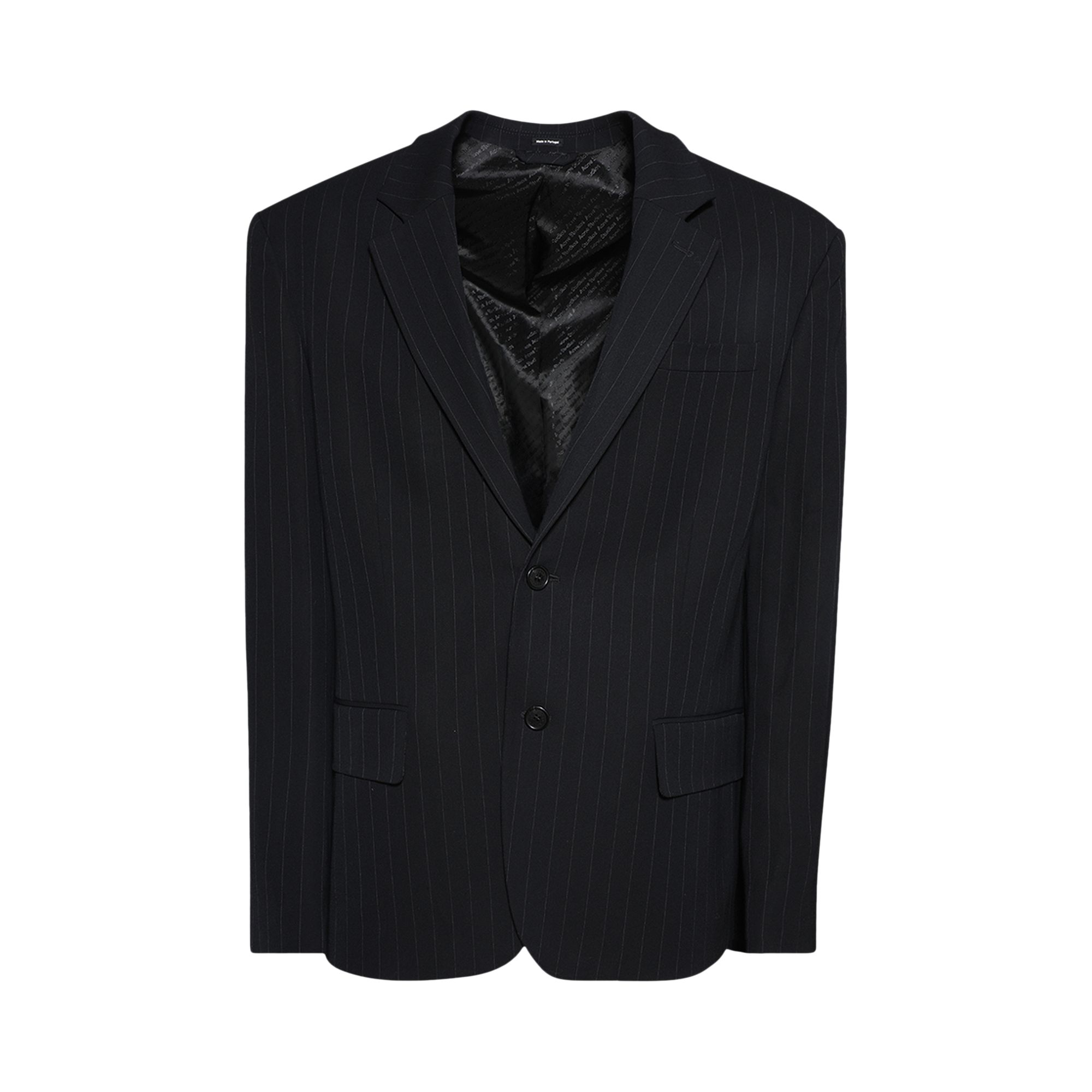 Pre-owned Acne Studios Relaxed Fit Suit Jacket 'navy' | Blue | Men's Size 52