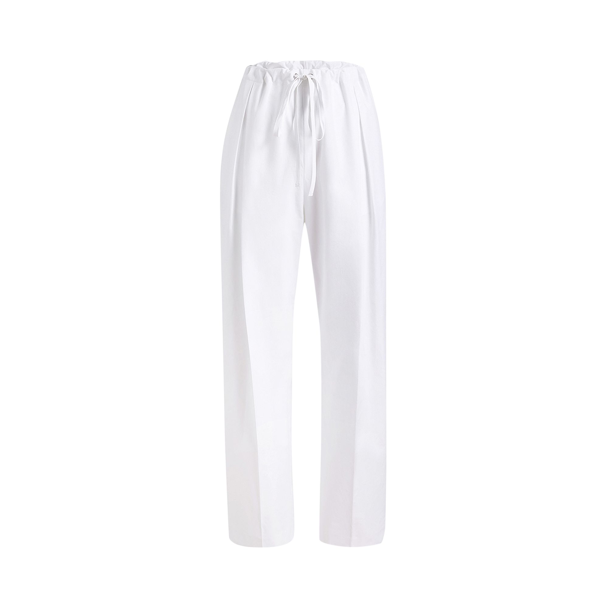 Pre-owned Khaite Trenton Pant 'white' | Women's Size L