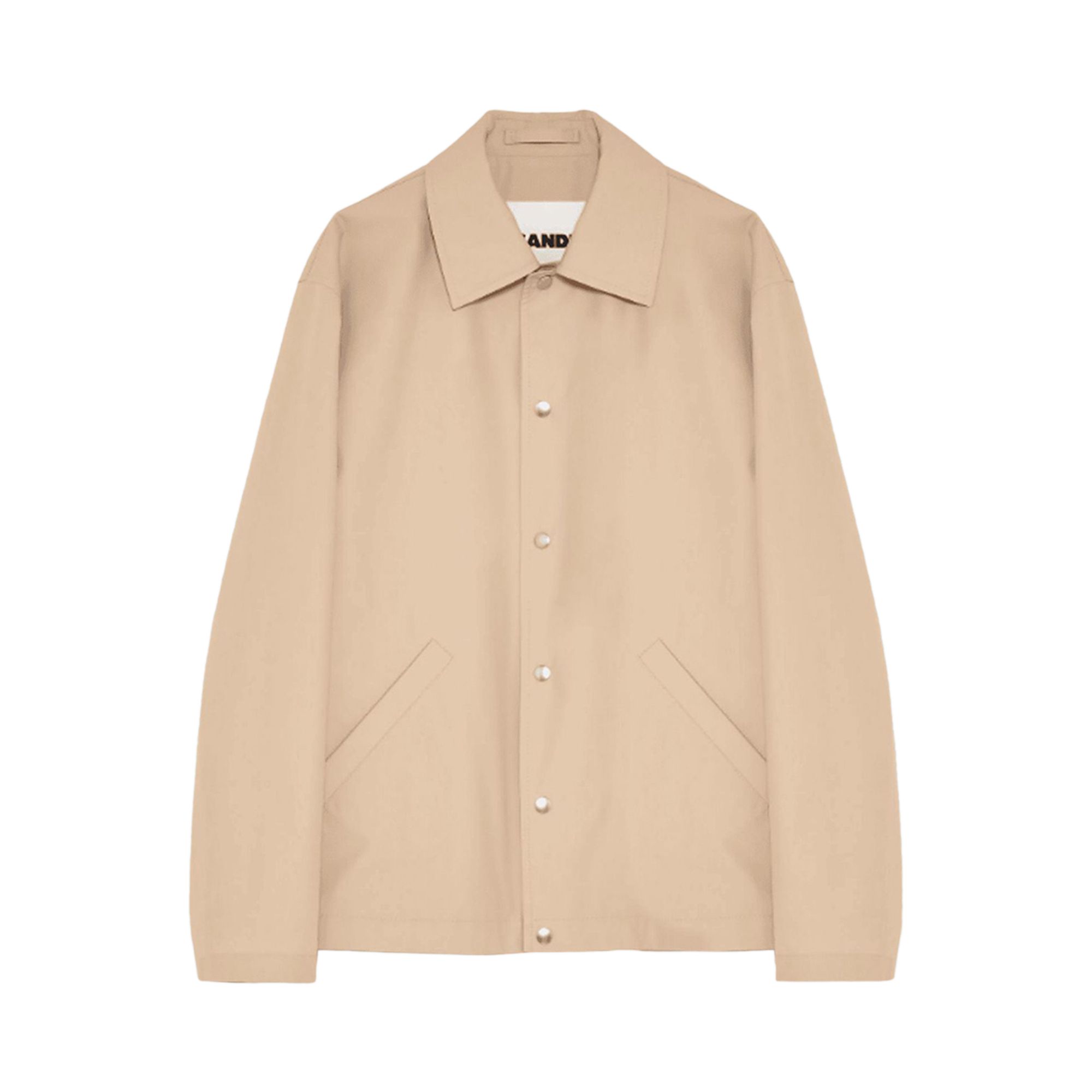 Pre-owned Jil Sander Logo Overshirt 'dark Sand' | Tan | Men's Size 58