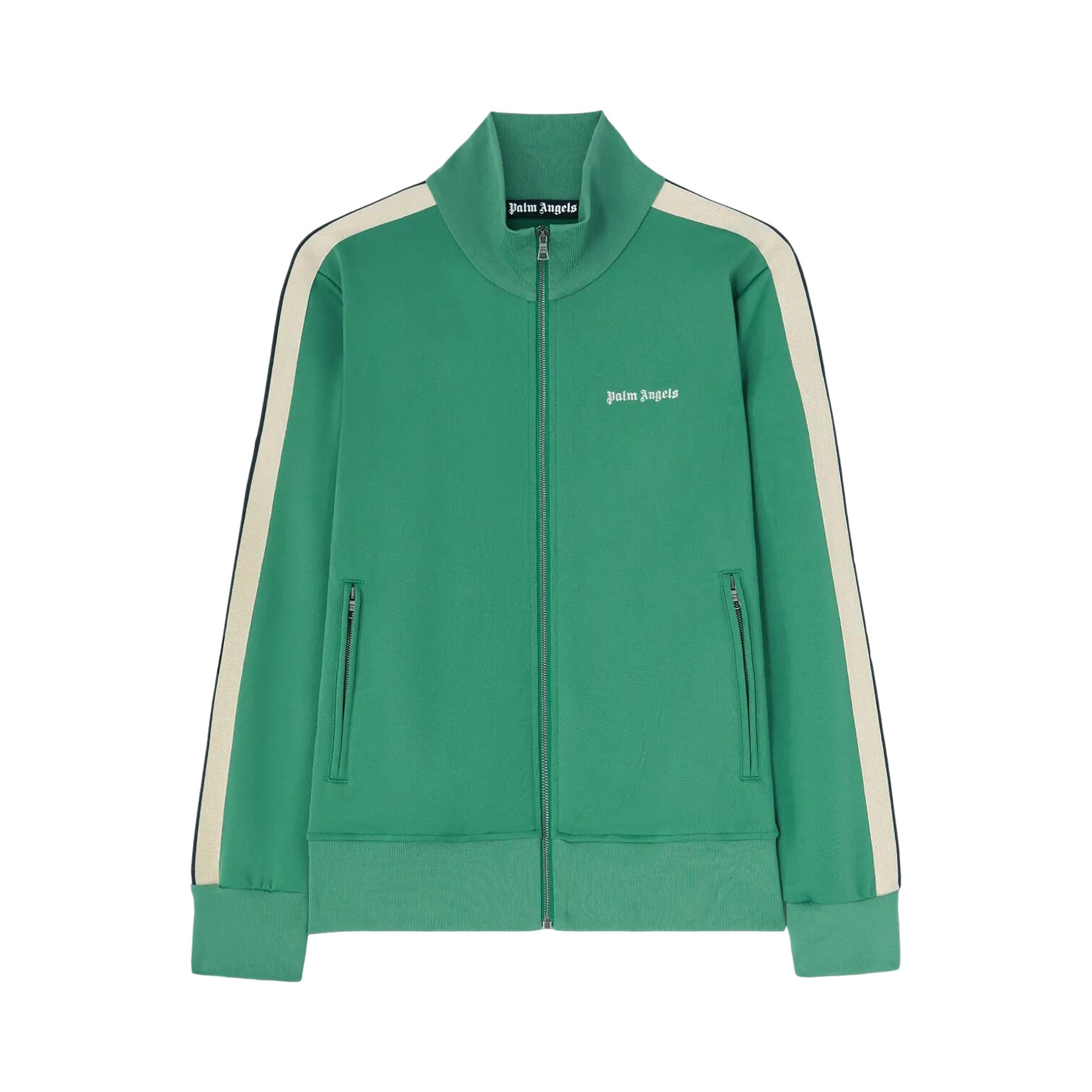 Pre-owned Palm Angels Classic Logo Track Jacket 'forest Green' | Men's Size Xxl