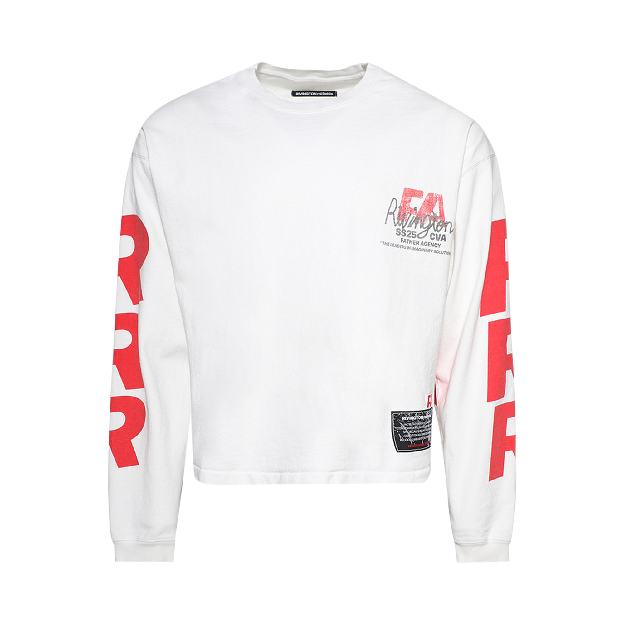Pre-owned Rivington Roi Rebis Fa.co Long-sleeve Tee 'optic White' | Men's Size L