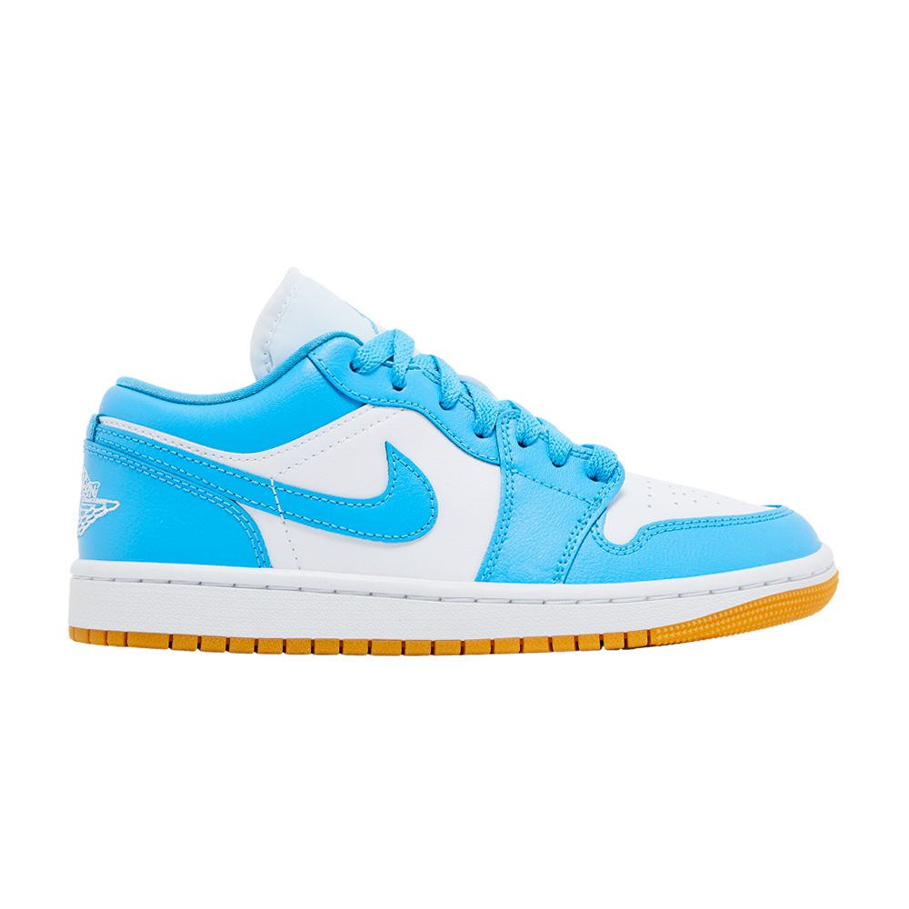 Pre-owned Air Jordan Wmns 1 Low 'dark Powder Blue Gum'