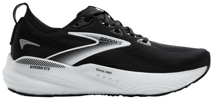 Brooks Wmns Glycerin GTS 22 Black Grey White