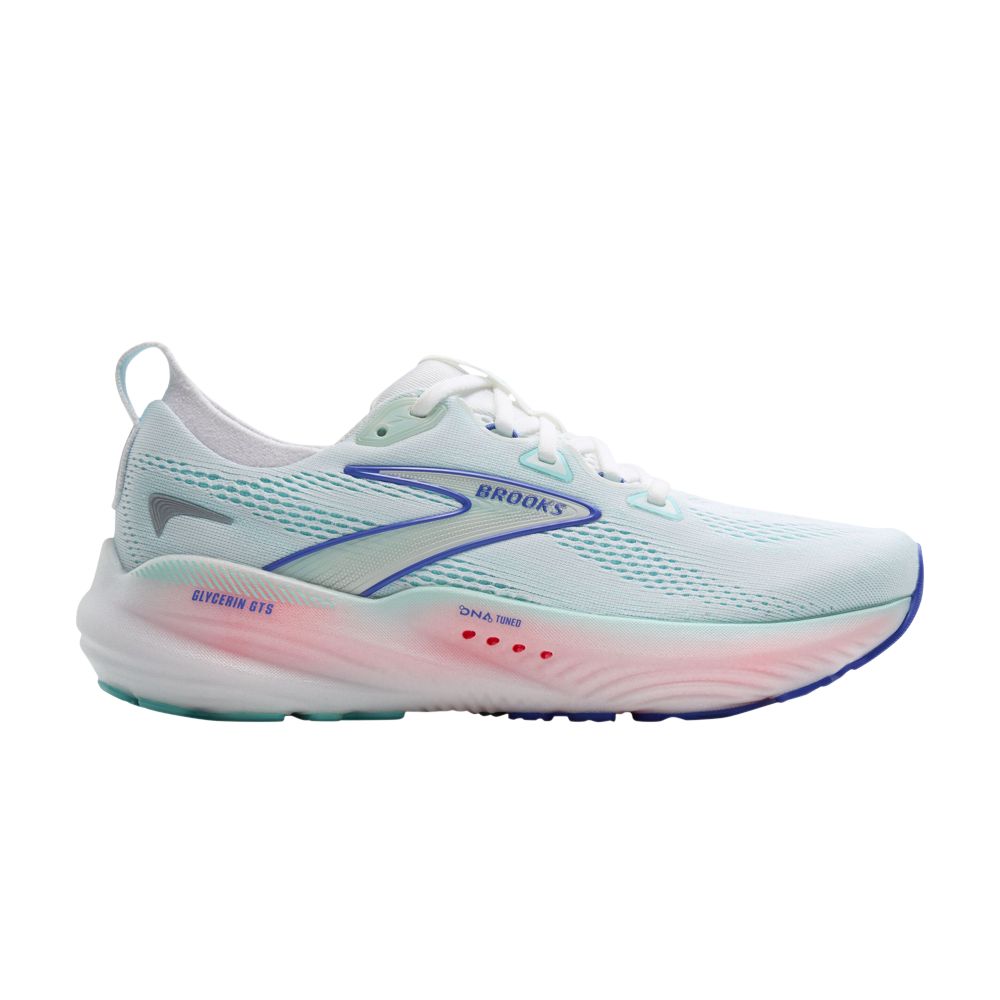 Pre-owned Brooks Wmns Glycerin Gts 22 'limpet Shell Amparo Blue' | Green | Women's Size 5