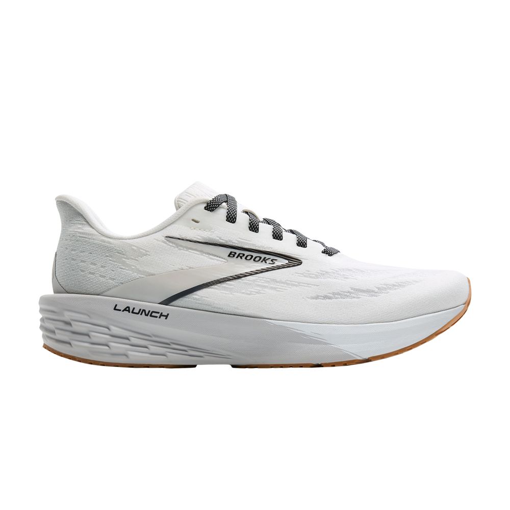 Pre-owned Brooks Wmns Launch 11 'white Grey Black' | Women's Size 6