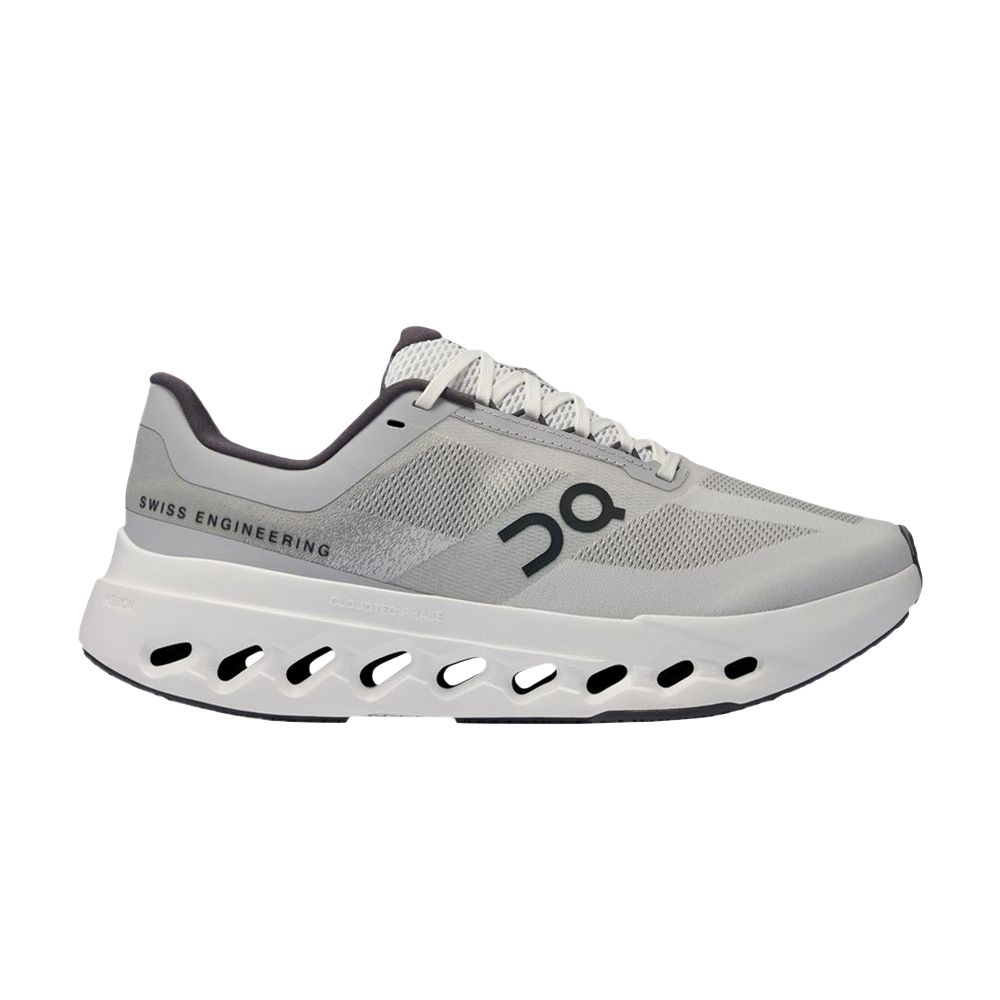 Pre-owned On Wmns Cloudsurfer Next Wide 'undyed White Frost' | Grey | Women's Size 5 In Gray