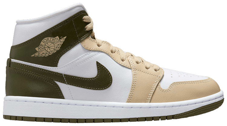 Wmns Air Jordan 1 Mid Military Drab