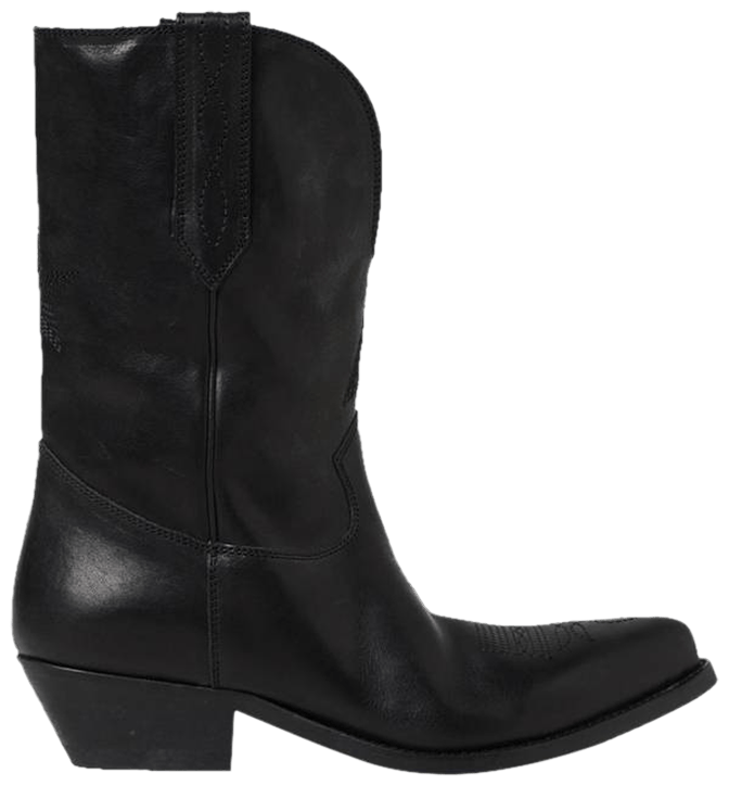 Golden Goose Wmns Low Wish Star Boot Black