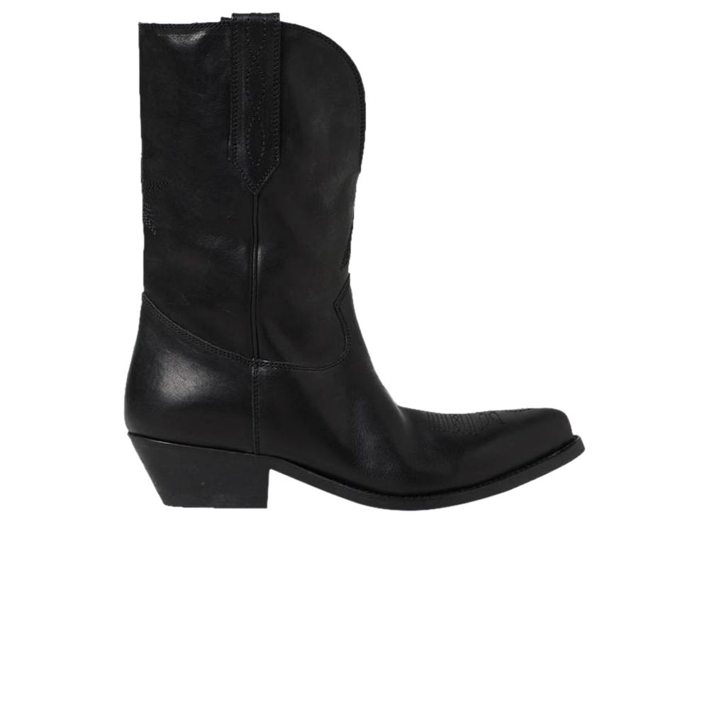 Pre-owned Golden Goose Wmns Low Wish Star Boot 'black' | Women's Size 39