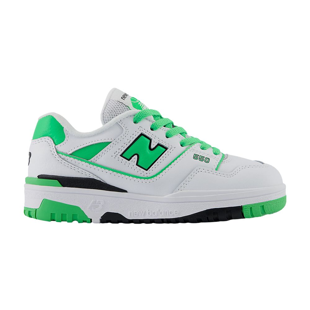 New Balance 550 Little Kid 'Green Apple' | White | Kid's Size 12.5 - PSB550VG