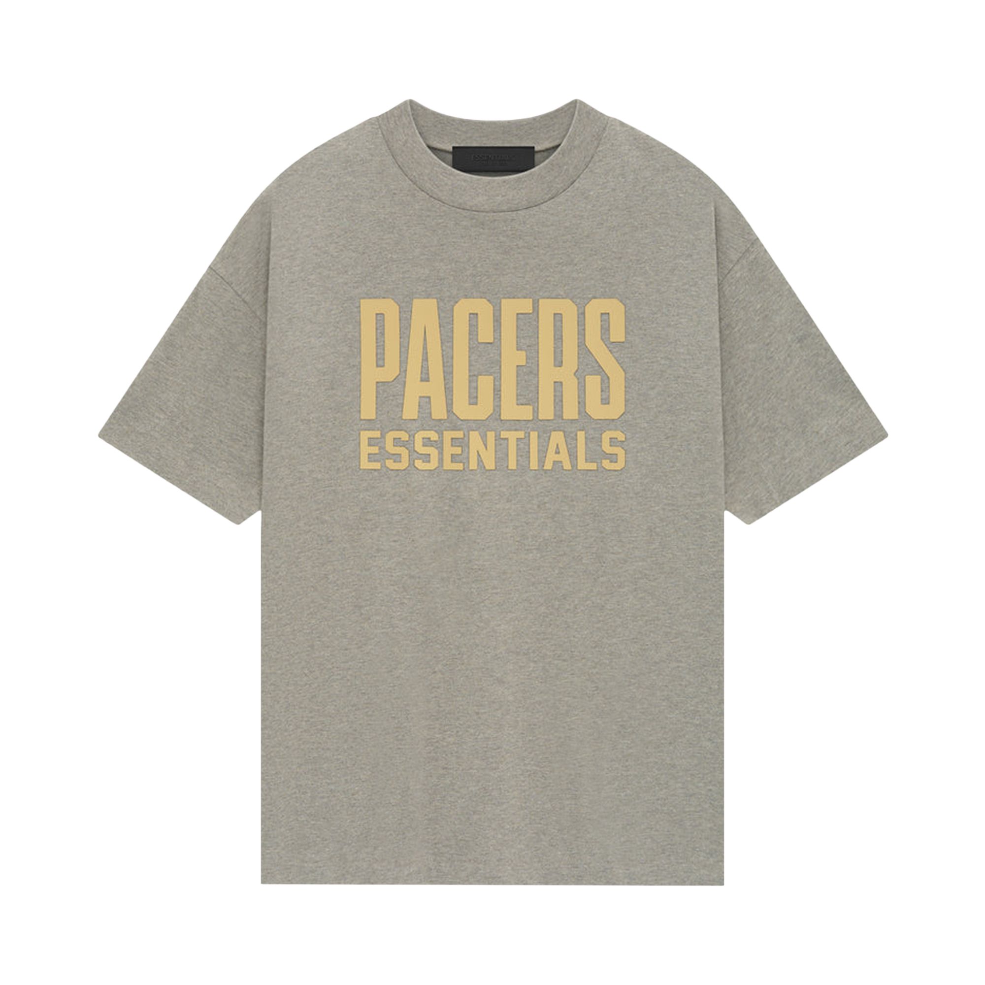 Pre-owned Essentials Fear Of God X Nba Pacers Tee 'warm Heather' | Grey | Men's Size M