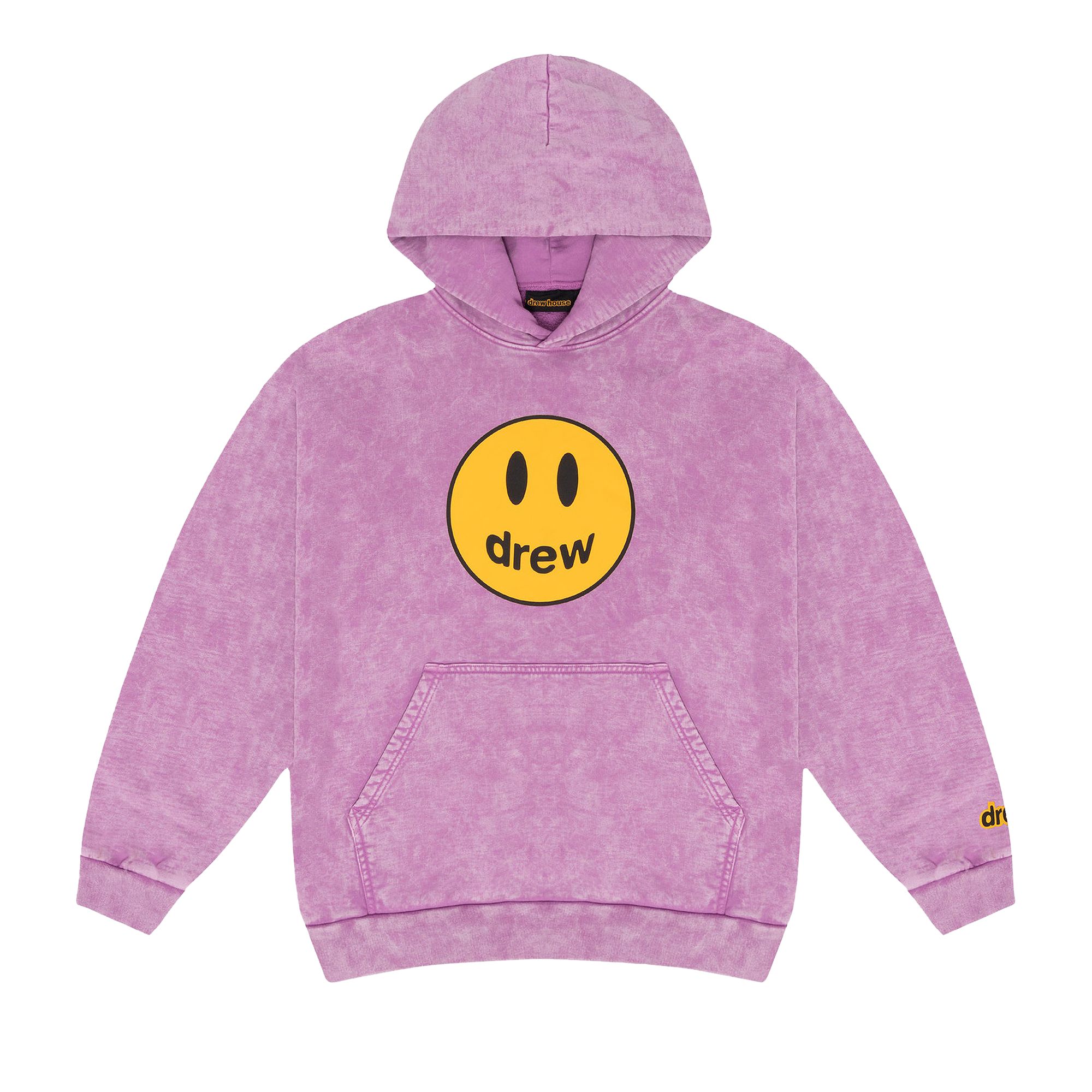 Pre-owned Drew House Mascot Deconstructed Hoodie 'washed Purple' | Men's Size M