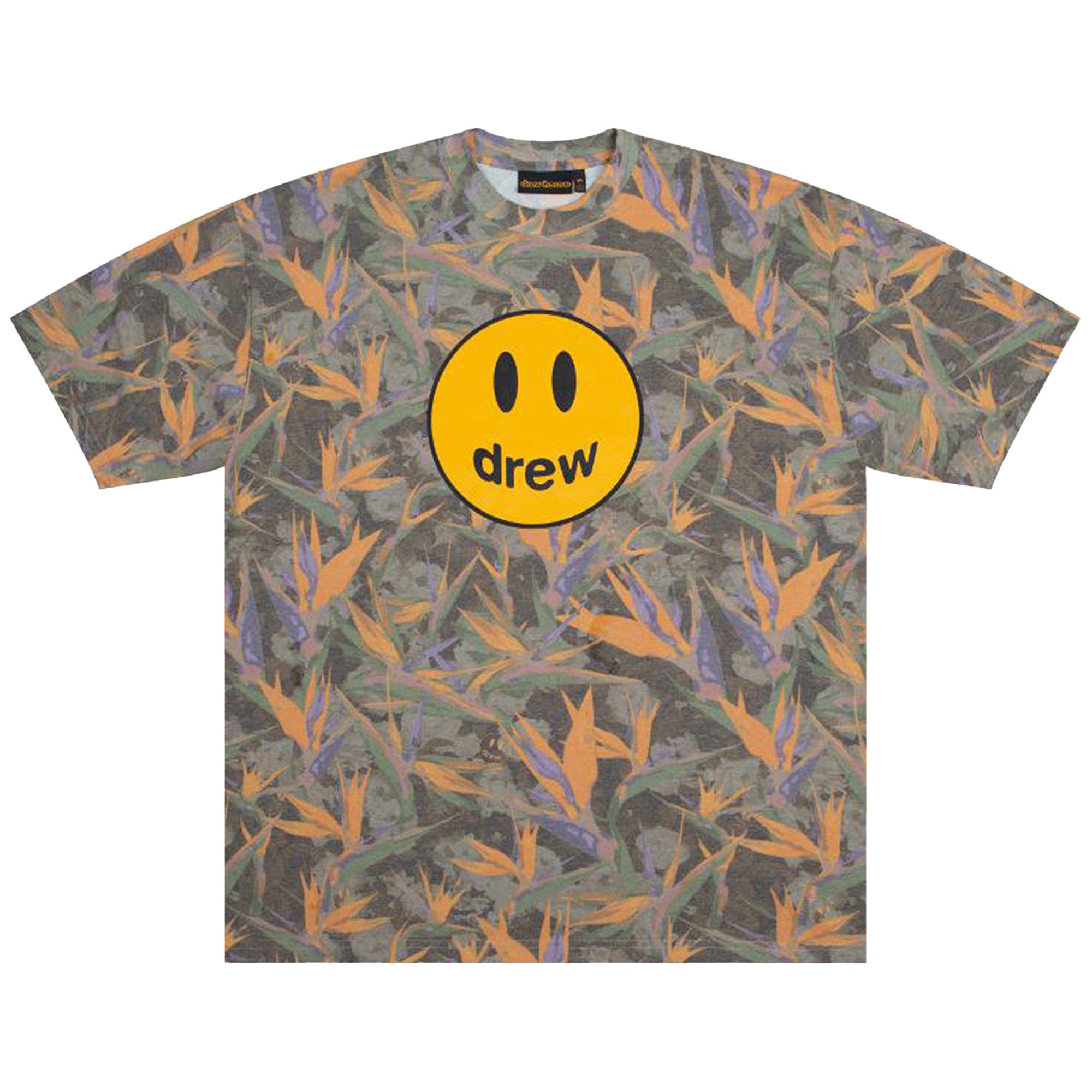 Pre-owned Drew House Smiley Collection T-shirt 'camo' | Multi-color | Men's Size Xxl