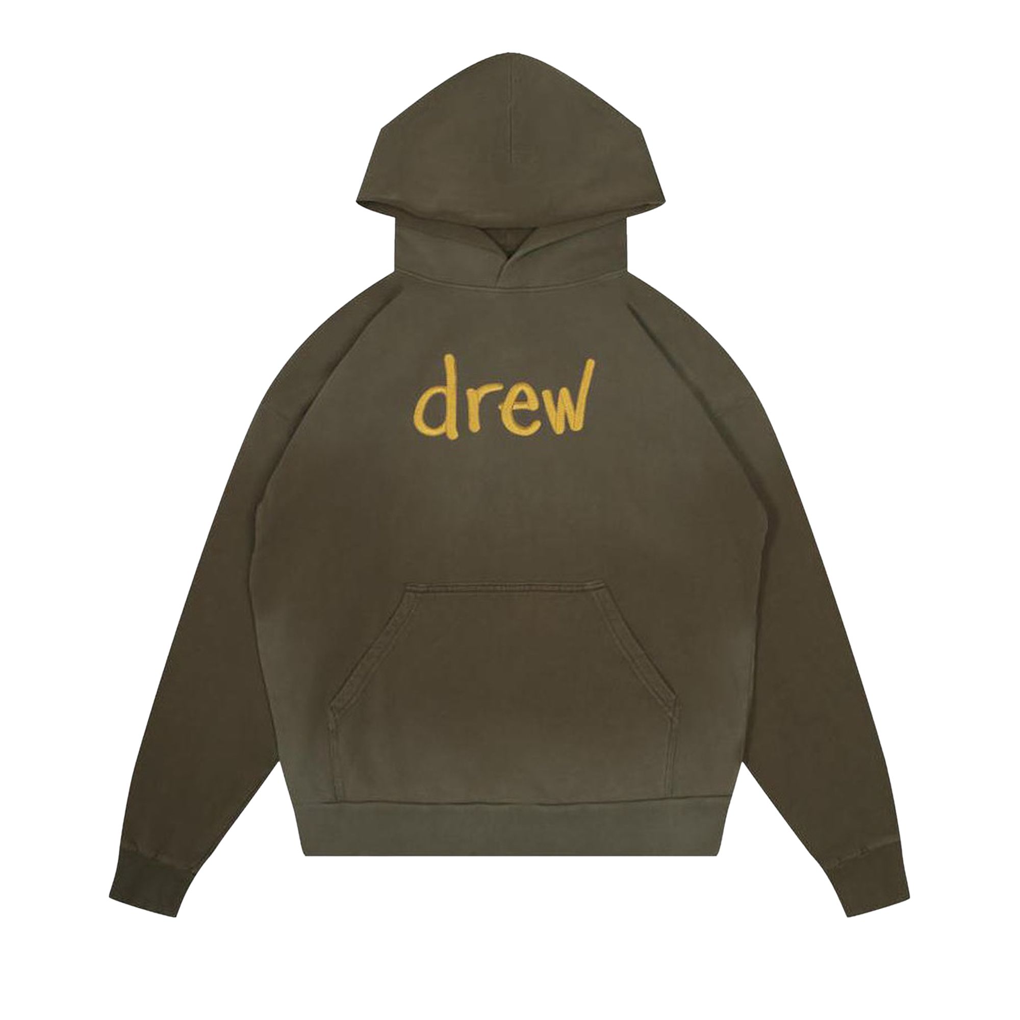 Pre-owned Drew House Scribble Oversized Hoodie 'faded Olive Green' | Men's Size S