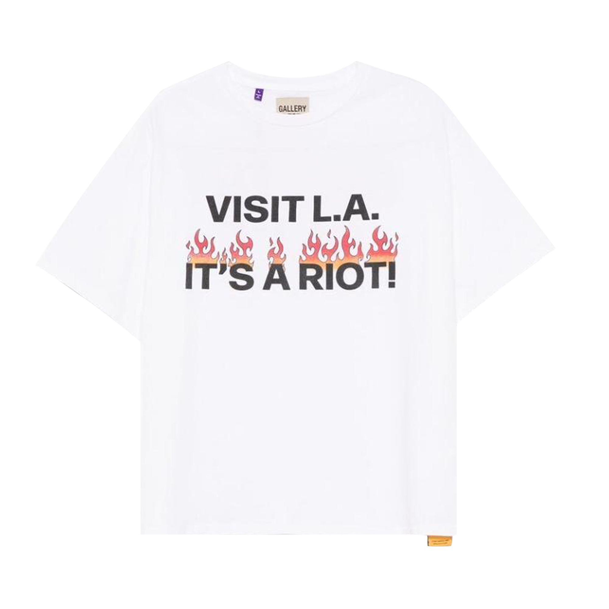 Pre-owned Gallery Dept. La Riot Tee 'white' | Men's Size Xxl