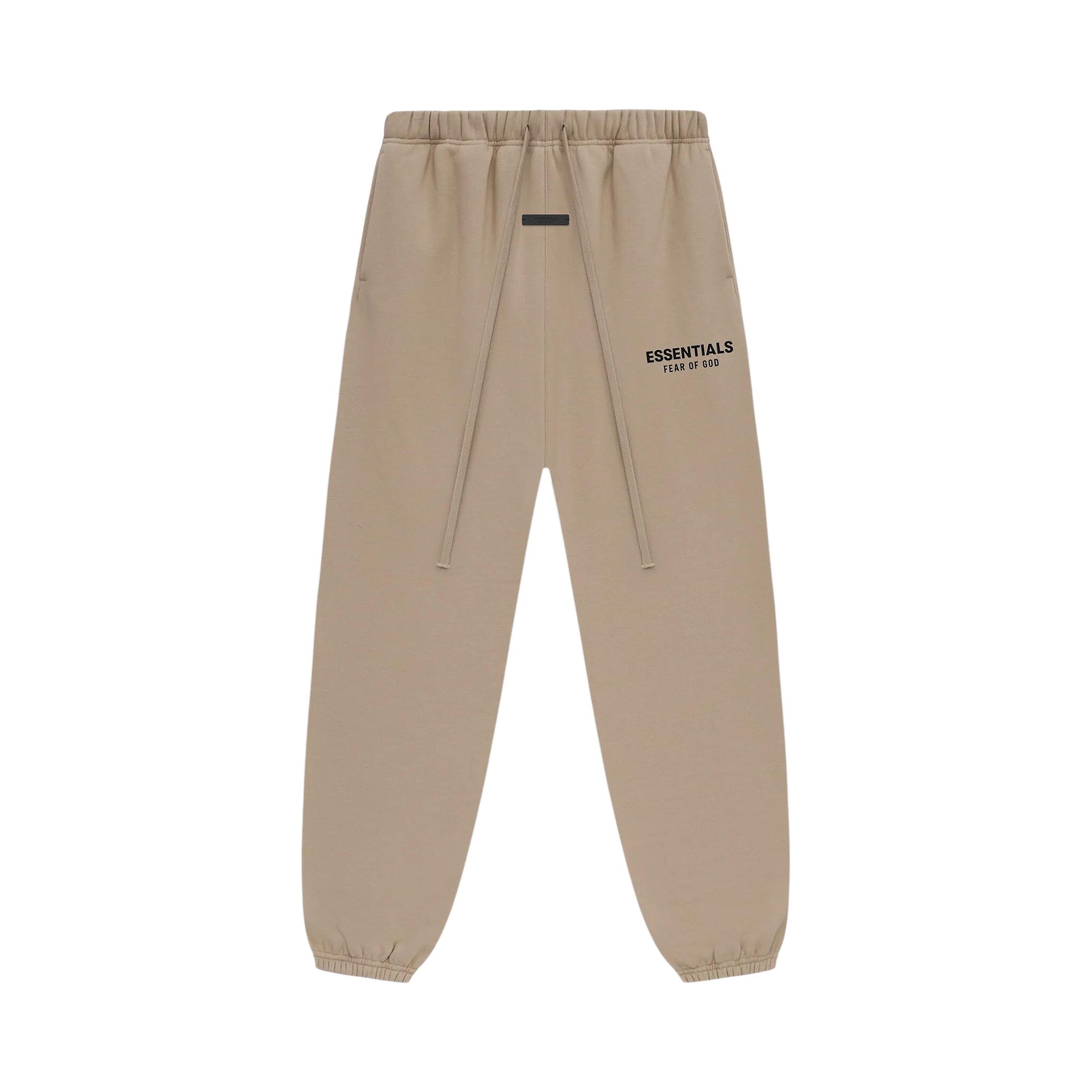 Pre-owned Essentials Fear Of God Fleece Sweatpant 'desert Sand' | Tan | Women's Size Xl