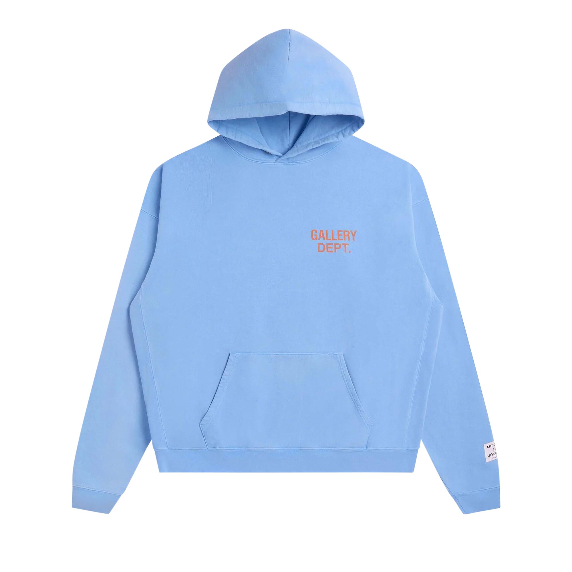 Pre-owned Gallery Dept. 90s Gd Logo Hoodie 'baby Blue' | Men's Size M