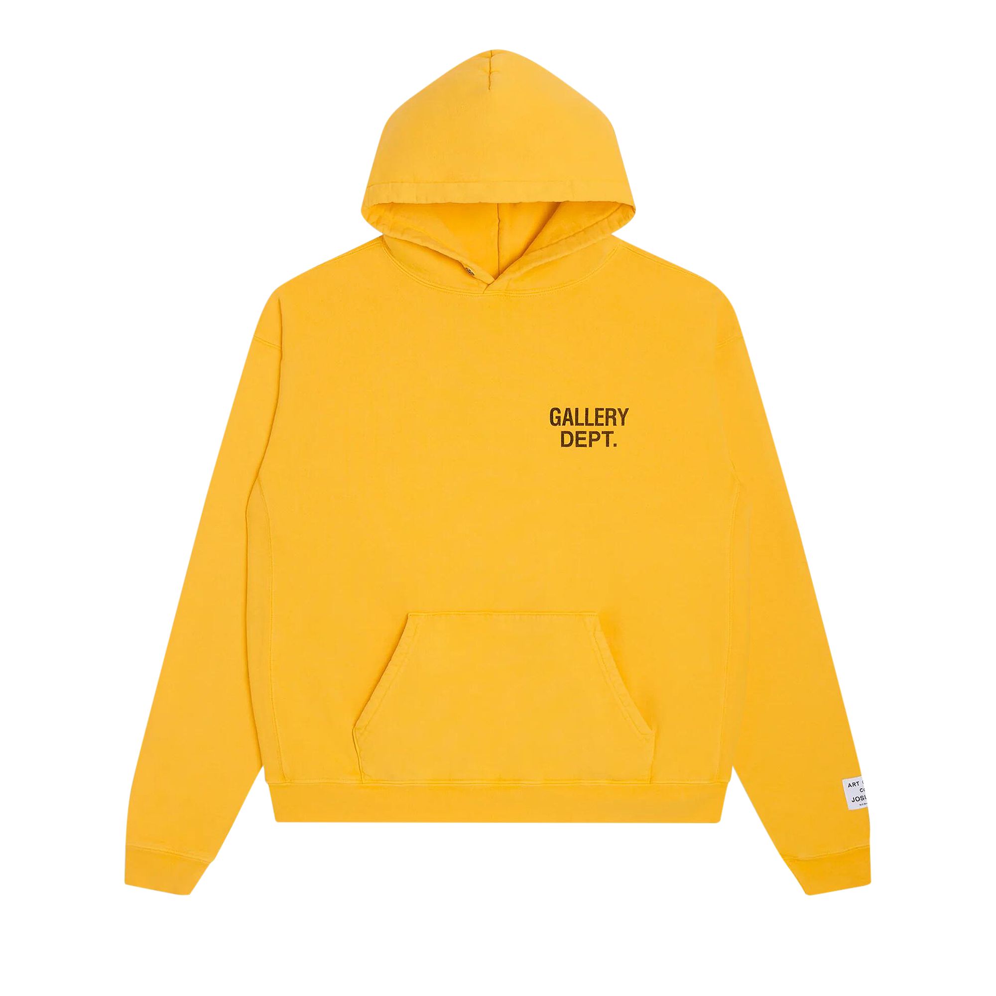 Pre-owned Gallery Dept. 90s Gd Logo Hoodie 'gold' | Men's Size Xxl