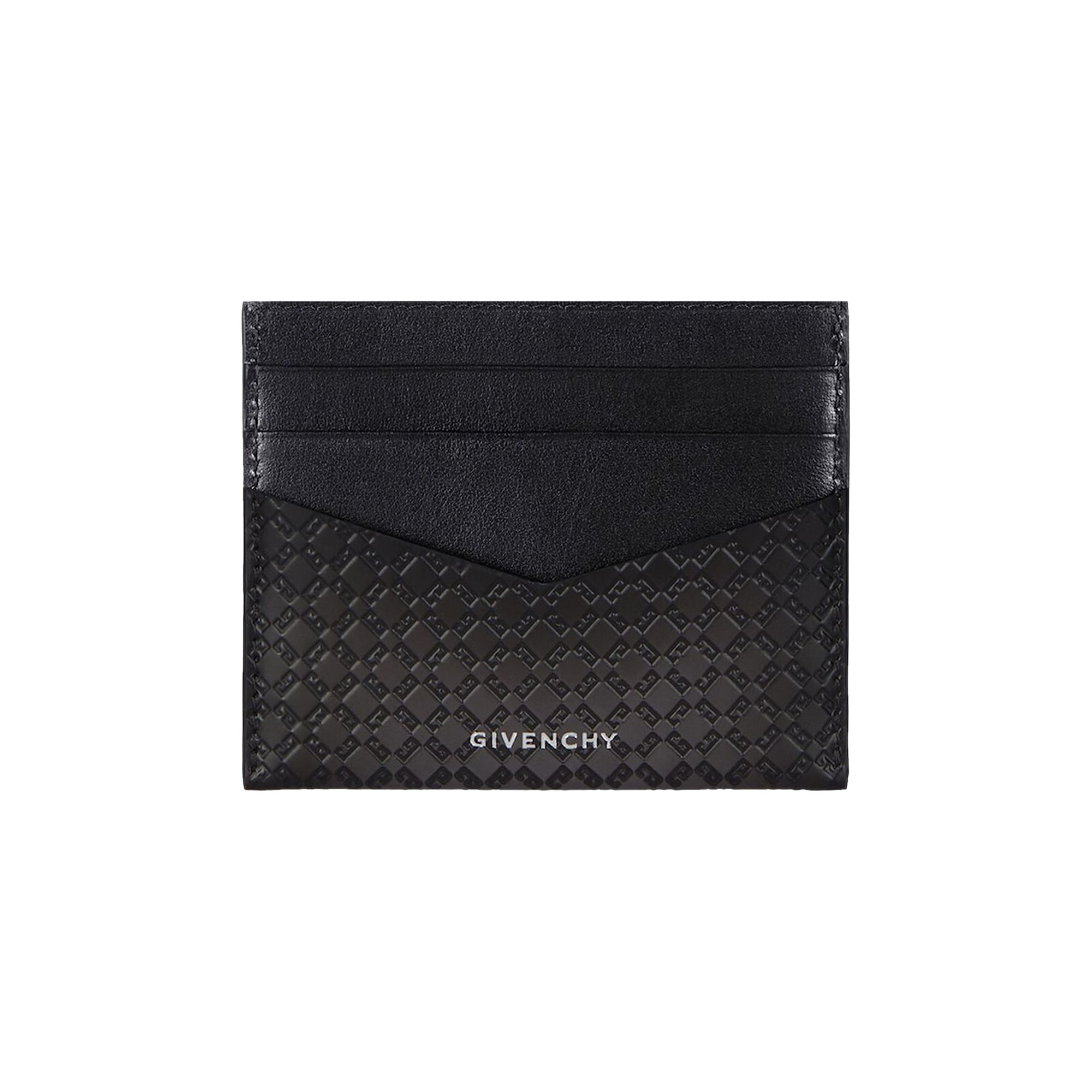 Pre-owned Givenchy Logo Card Holder 'dark Grey' | Men's Size Onesize