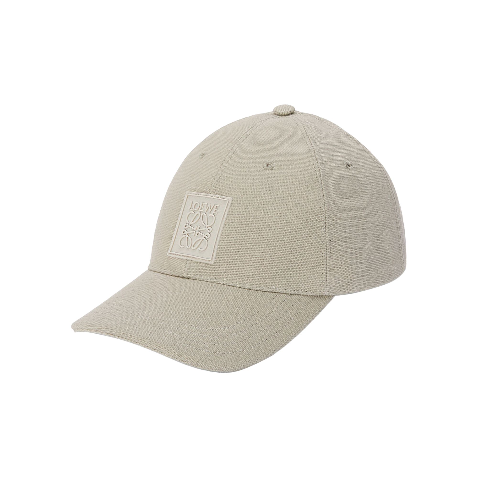 Pre-owned Loewe Patch Cap 'shell Grey' | Men's Size Onesize