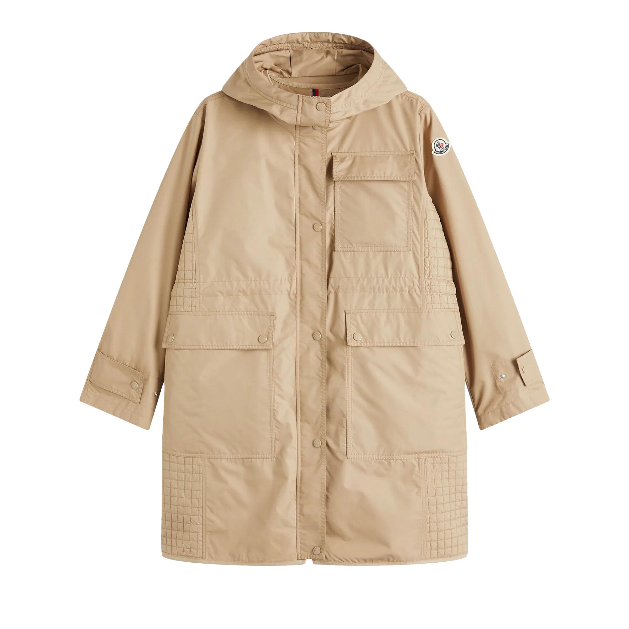 Pre-owned Moncler Meudon Long Parka 'beige' | Tan | Women's Size 2
