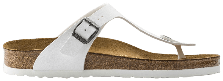 Birkenstock Gizeh Birko Flor White