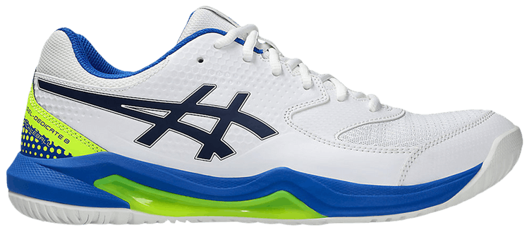 Asics Gel Dedicate 8 White Blue