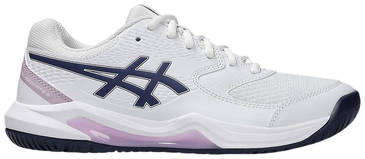 ASICS Wmns Gel Dedicate 8 Wide White Indigo Fog